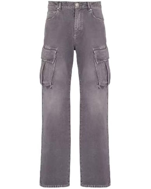 Balmain Gray Balmain Paris for men