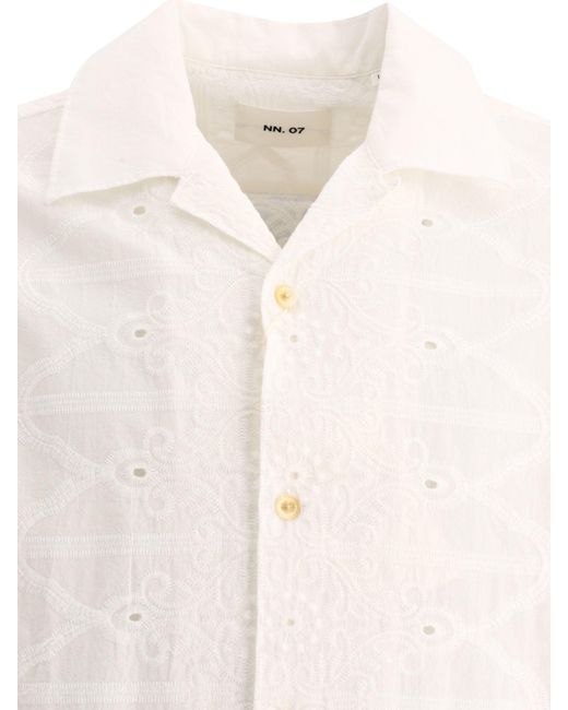 NN07 "Julio" Shirt in White für Herren