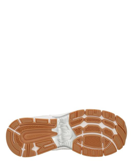 Golden Goose Deluxe Brand White Low-Top Running Sneakers