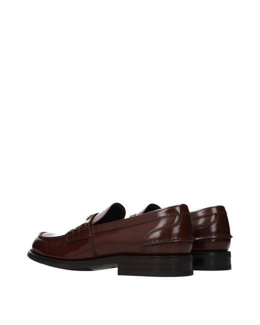 Prada Brown Loafers Leather/Root