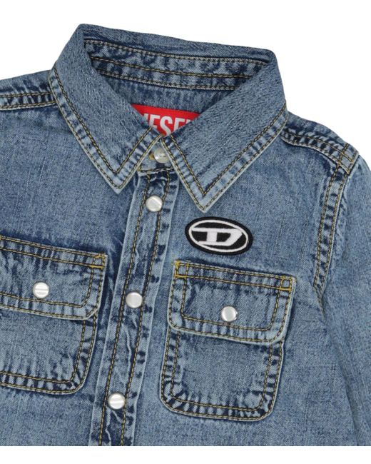 DIESEL Blue Shirts