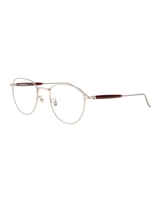 Montblanc Natural Transparent Metal Glasses for men