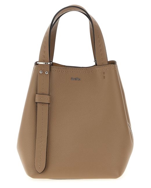 Max Mara Brown Extra kleiner 'Archetipo' Handtasche