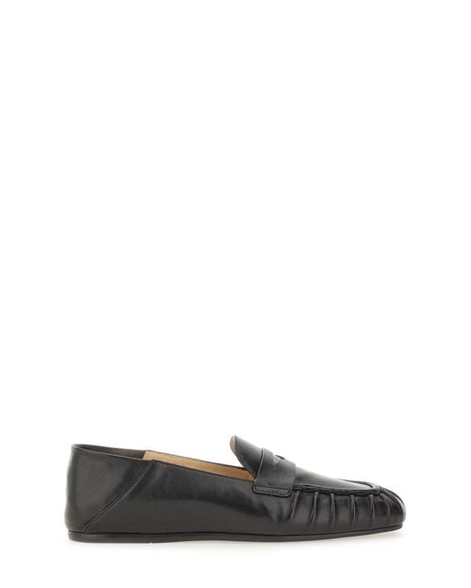 Stuart Weitzman Black Brooks" Moccasin