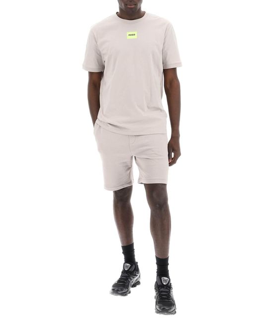 Diz Sweed Shorts HUGO de hombre de color Gray
