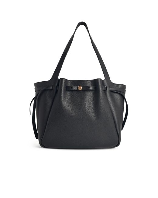 Tory Burch 'shopping Romy' Black Lear Bag