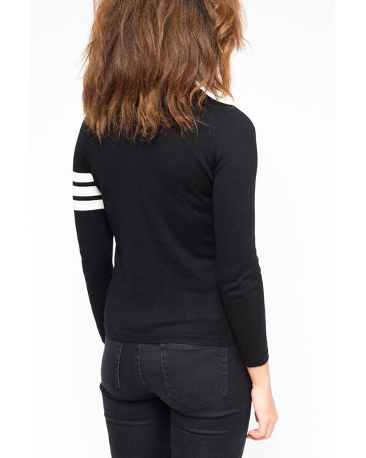 LA ROSE Black Pullover Schwarz