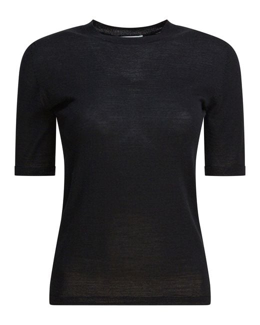 Max Mara Women's Black Basic Wool Sweater