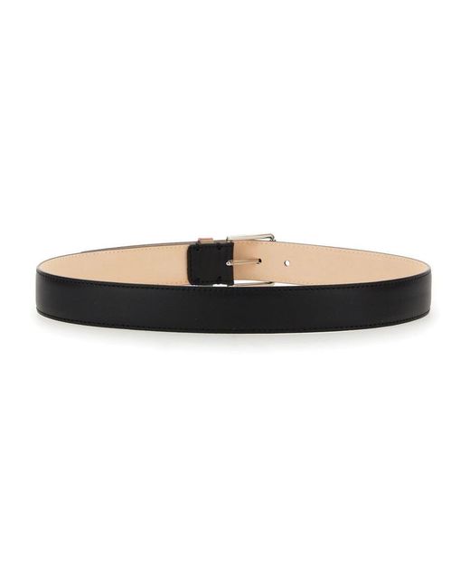 Paul Smith Belt mit Logo in Black für Herren