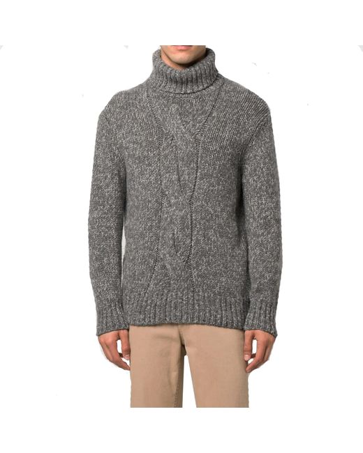 Brunello Cucinelli Gray Cashmere Knitwear for men