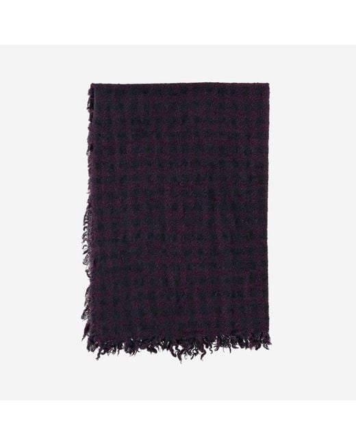 Faliero Sarti Blue Paoletto Cashmere und Woll Mischschal