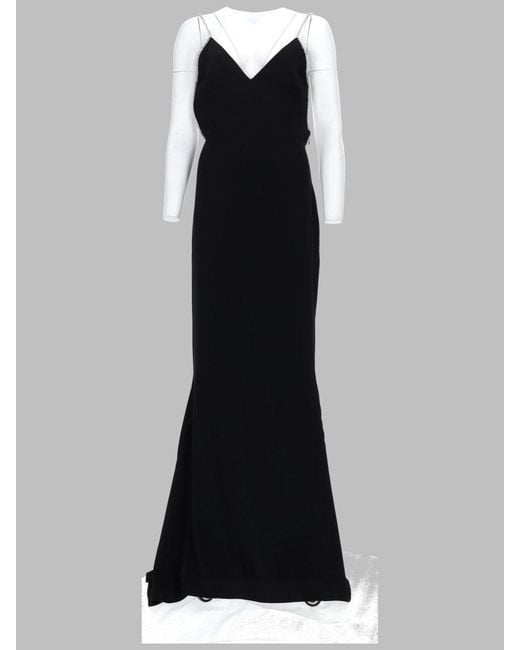 Tom Ford Black Abito Da Sera Smanicato