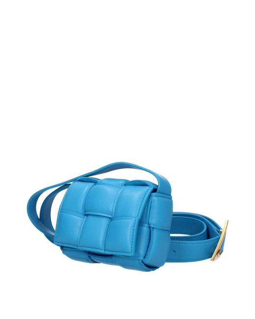 Bottega Veneta Blue Cassette Crossbody Bags For