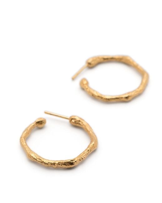 Forte_forte Metallic Small Hoop Earrings Accessories
