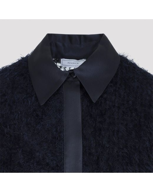 Peserico Blue Fil Coupe Shirt