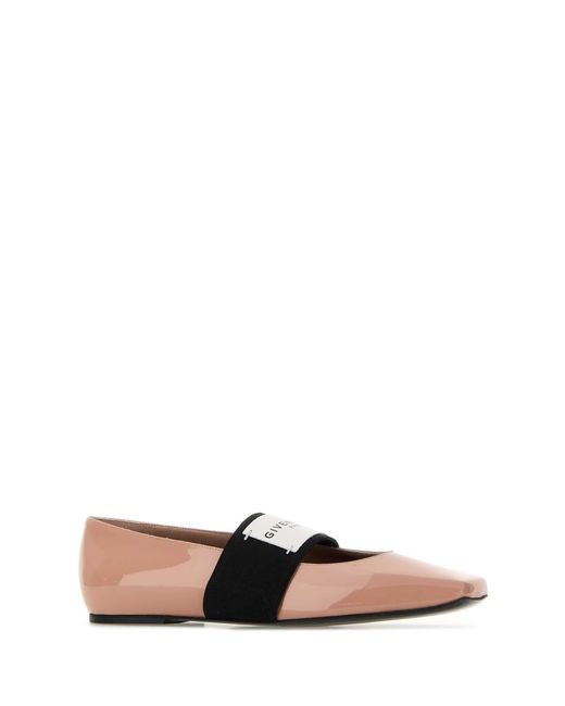 Givenchy White Calf Leather Ballerinas