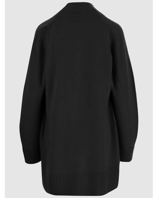 Vince Black Cardigan Open-Front Cashmere