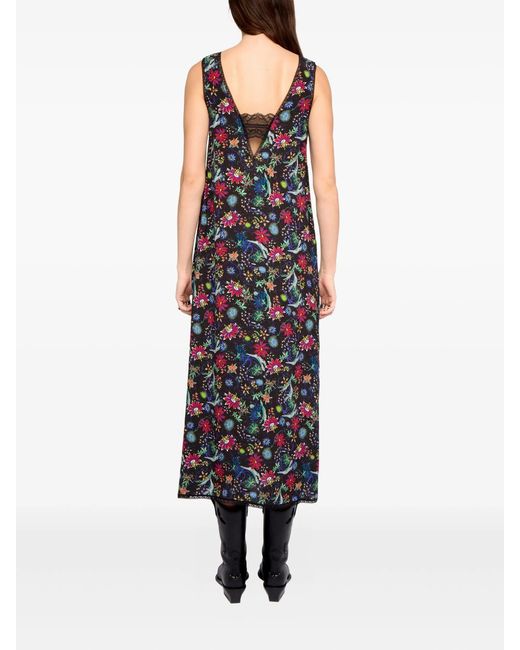 Zadig & Voltaire Multicolor Renzo Soft Virgin Garden