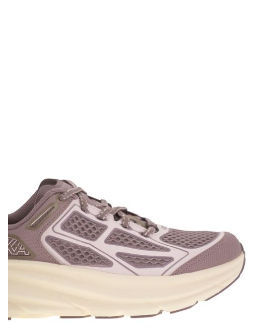 Hoka One One Purple Clifton One9 Sneakers