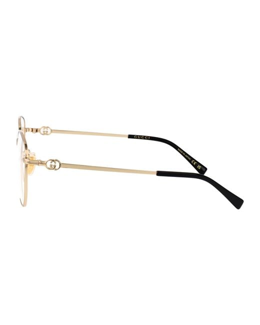 Gucci Metallic Round Optical Gg2146 Oa 001