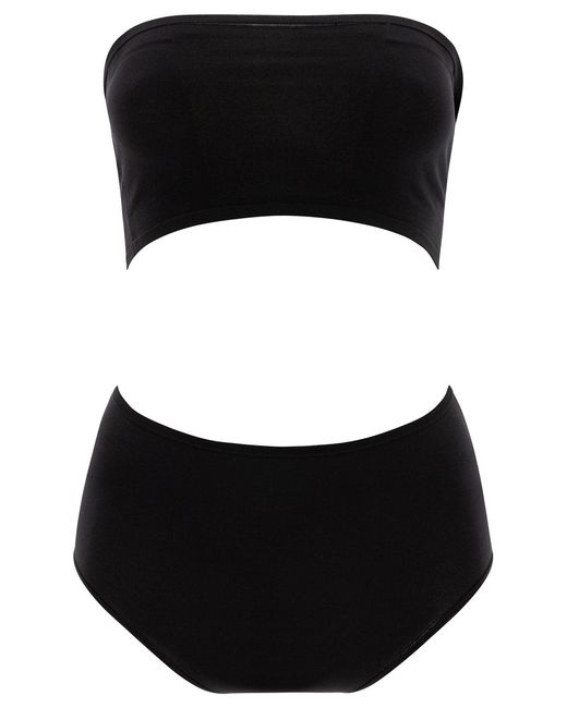 Ensemble Lingerie Alaïa en coloris Black
