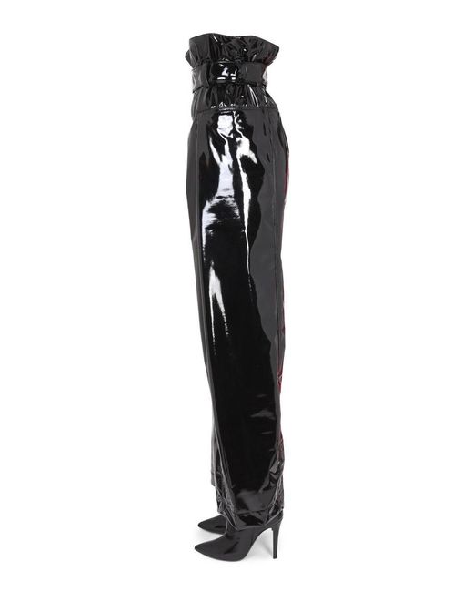 Philosophy Di Lorenzo Serafini Black Vinyl Pants for men