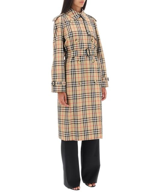 Burberry Natural Check -Trenchcoat