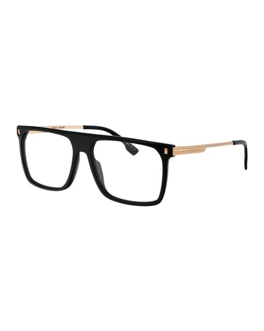 DSquared² Black Blk B Metal Glasses for men