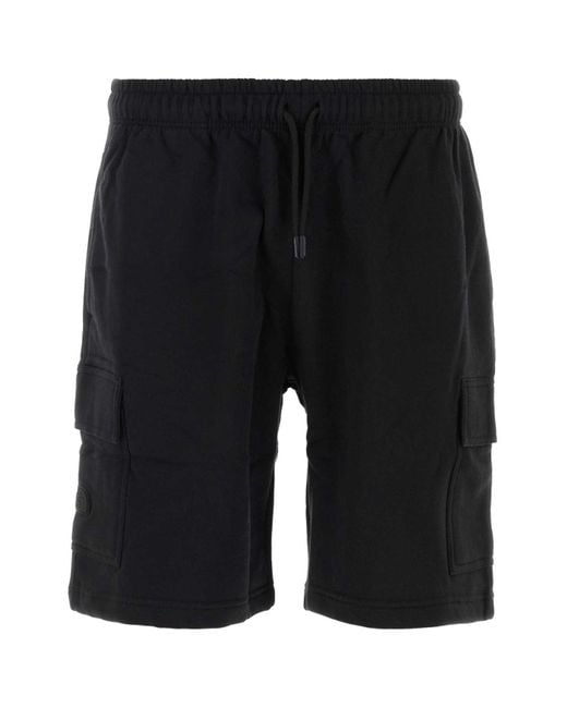 The North Face Black Cotton Bermuda Shorts