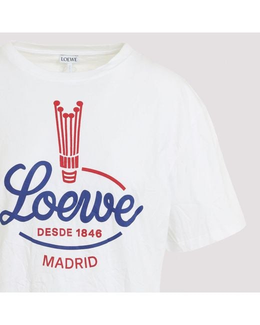 Loewe T-shirt in het White
