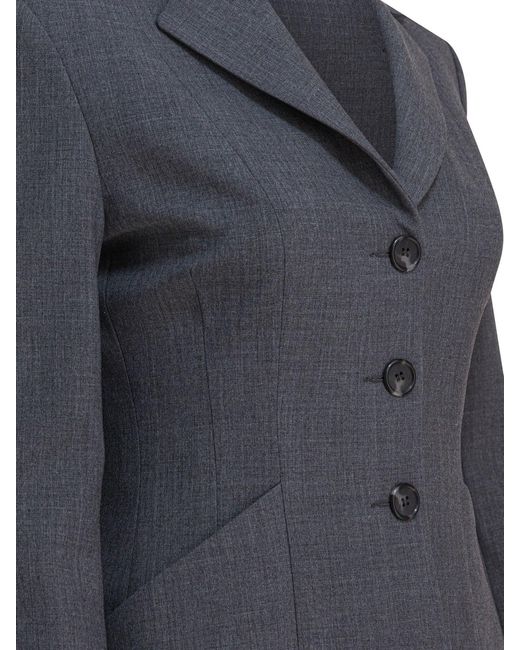 Semler Black Single-Breasted Blazer Jackets And Coats