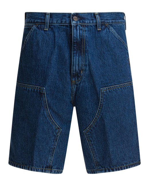 Carhartt Short "dubbele Knie" in het Blue voor heren