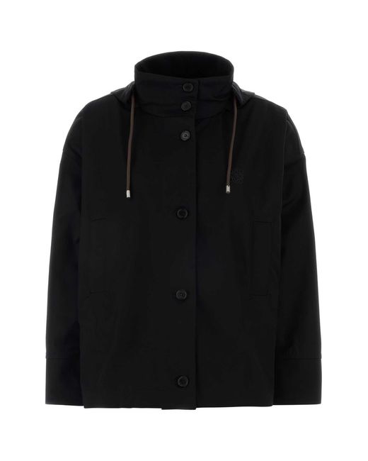 Loewe Black Gabardine Jacket