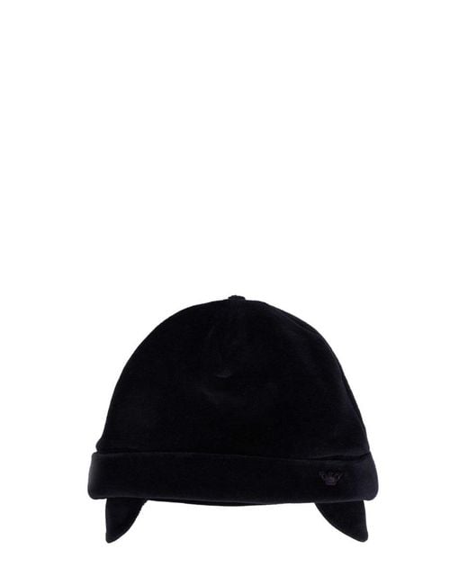 Emporio Armani Black Beanie Hat