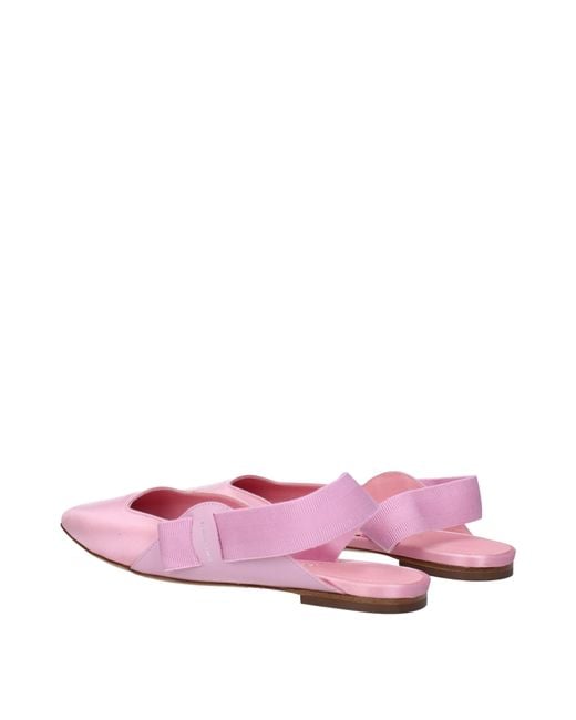 Ferragamo Pink Vania Sandals Satin