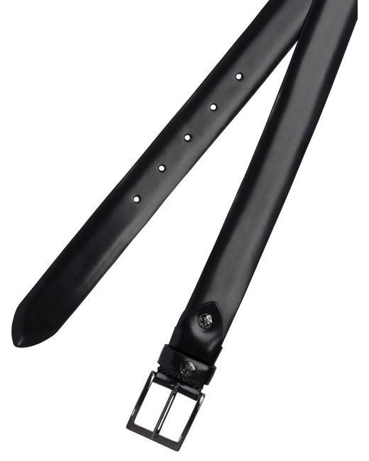 Fabi Black Leather Belt Belts for men