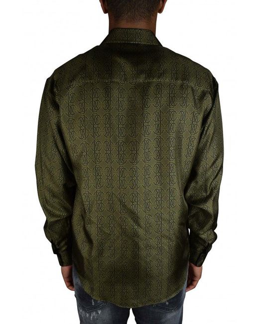 Roberto Cavalli Overhemd in het Green voor heren