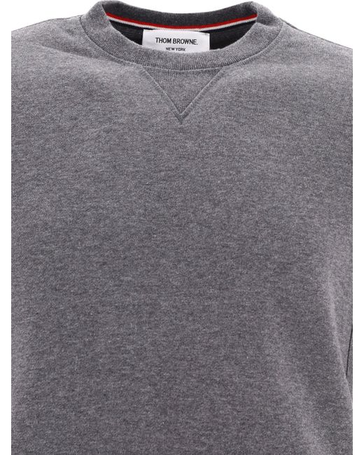 Thom Browne "4 Bar" Sweatshirt in Gray für Herren