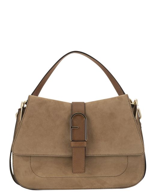 Flux M Sac de corps transversal Furla en coloris Brown