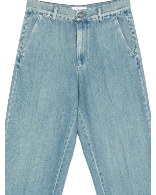 Lardini Blue Pantalone Uomo Denim Lavato