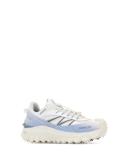 Moncler White Two-Tone Fabric Trailgrip Gtx Sneakers for men