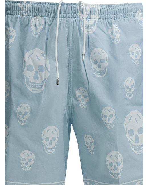 McQueen Strandkleding in het Blue voor heren