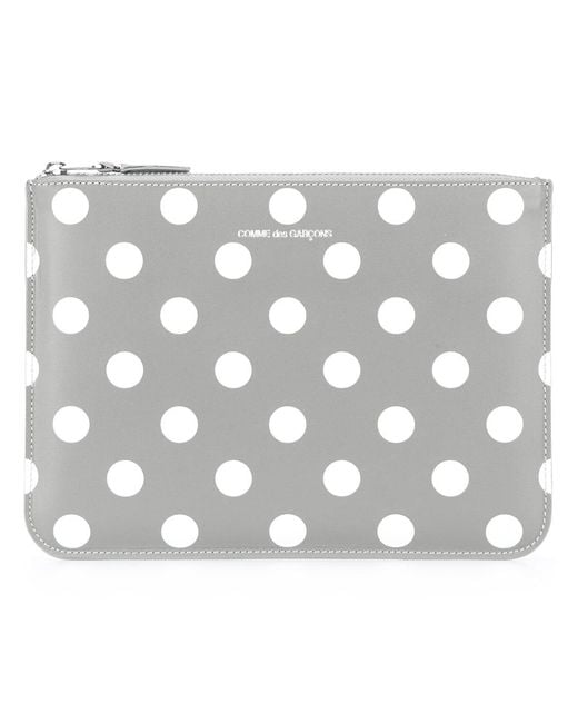 Clutch A Pois di Comme des Garçons in Black