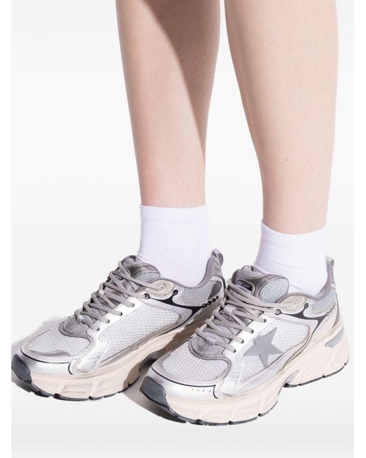 Golden Goose Deluxe Brand White "Lightstar" Sports Shoes