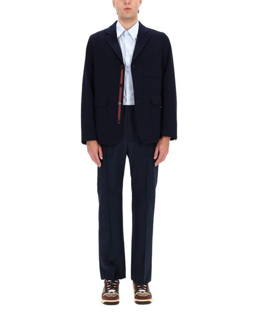 Gucci White Striped Shirt for men