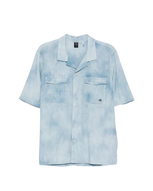 Moose Knuckles Blue The Bay Shirt Denim
