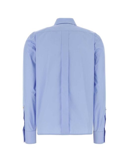 Max Mara Blue Regular Solid Shirt