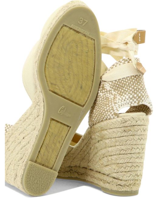 Espadrilles de Castaner en coloris Metallic