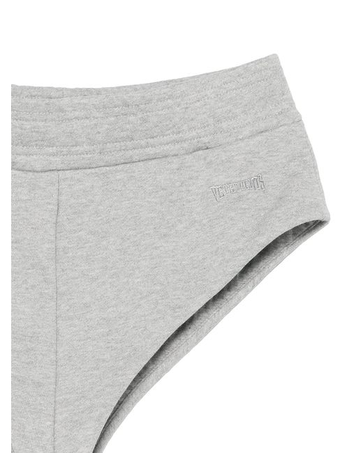 Vetements White Jersey Hot Pants