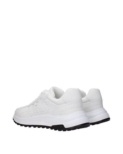 Hogan White Sneakers Hyperlight Uomo Pelle Bianco for men